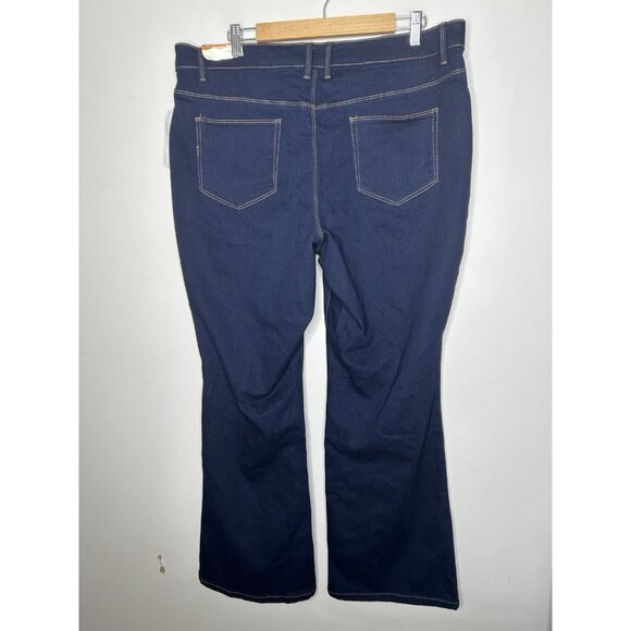 Faded Glory Women's Stretch Boot Cut Jeans Dark Wash Plus Size 20W NWT - Picture 3 of 8